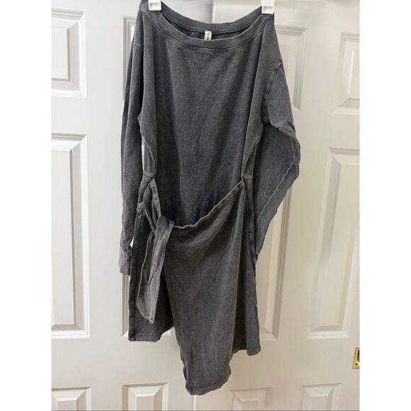 Daily Practice by Anthropologie Tie-Front Lounge Mini Dress - Picture 4 of 9